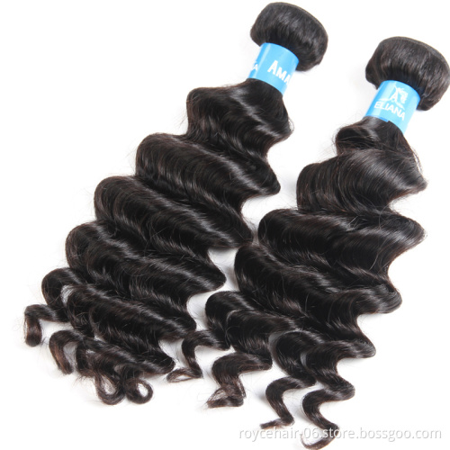 Beautiful Curl Raw Material Virgin Hair Unprocessed Natural Color Weave Bundles For Sale, Brazilian Natural Wave Hair